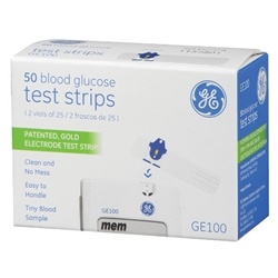 GE100 Blood Glucose Test Strips