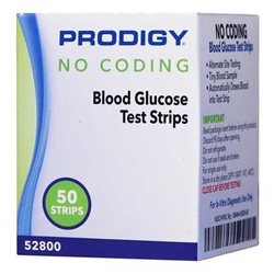 Prodigy No Coding Blood Glucose Test Strips