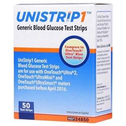 UniStrip1 Generic Blood Glucose Test Strips