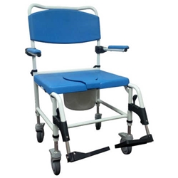 Bariatric Aluminum Rehab Shower Commode Chair