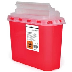 McKesson Prevent 5.4 Quart Sharps Container