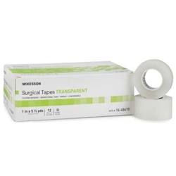 McKesson Silicone Adhesive Transparent Surgical Tape