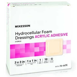 McKesson Hydrocellular Foam Dressing with Acrylic Adhesive