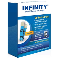 Infinity Blood Glucose Test Strips