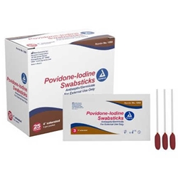 Dynarex Povidone Iodine Swabsticks