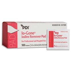 PDI IO-Gone Iodine Remover Pads