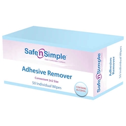 Safe n Simple Adhesive Remover Wipes