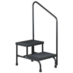 McKesson Two Step Stool with Hand Rail