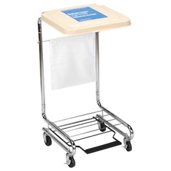 McKesson Hamper Stand With Step-On Foot Pedal