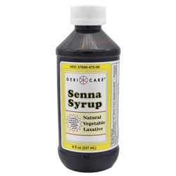 GeriCare Senna Syrup Natural Vegetable Laxative