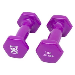 CanDo Vinyl Coated Dumbbells