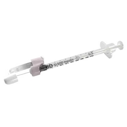 BD SafetyGlide Insulin Syringes with Needles