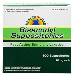 Health Star Bisacodyl Suppositories