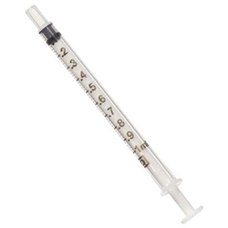 BD 1 mL Clear Oral Syringes
