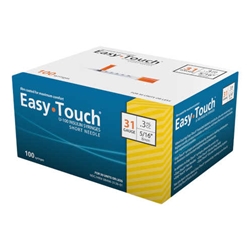 Easy Touch U-100 Insulin Syringes