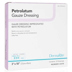 DermaRite Petrolatum Gauze Dressing