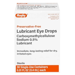 Rugby Preservative-Free Lubricant Eye Drops