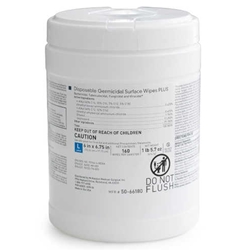 McKesson Disposable Germicidal Surface Wipes PLUS