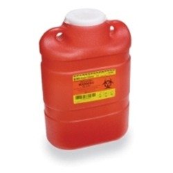 BD 8.2 Quart Multi-Use One-Piece Sharps Disposal Container