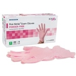 McKesson Pink Nitrile Exam Gloves